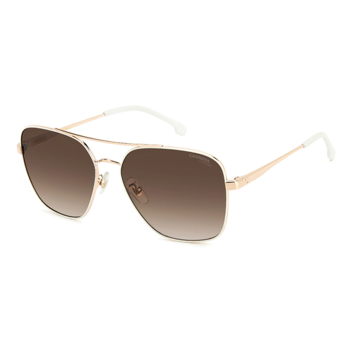 Carrera 3019/S R1A HA 60 White Copper Gold / Brown Gradient Lenses