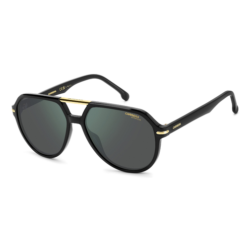 Carrera 315/S 807 Q3 58 Black / Grey Green Mirror Polarised Lenses