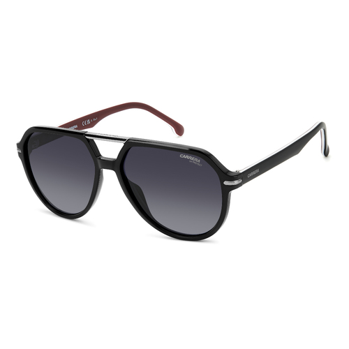 Carrera 315/S GUU 9O 58 Black Burgundy / Dark Grey Gradient Lenses