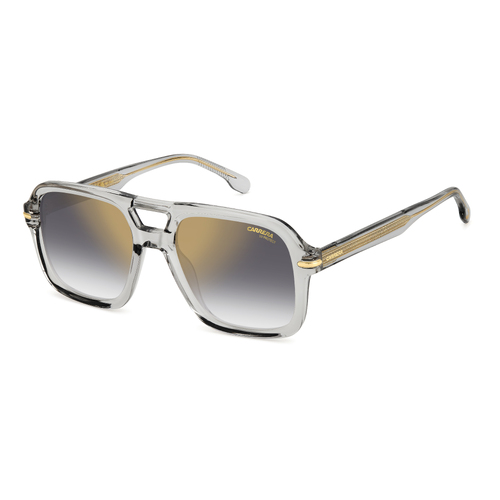 Carrera 317/S KB7 FQ 55 Grey / Grey Gradient Gold Mirror Lenses