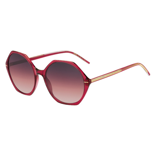 Hugo Boss BOSS 1585/S 8CQ UQ 56 Cherry / Burgundy Gradient Pink Lenses