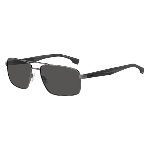 Hugo Boss BOSS 1580/S V81 M9 59 Dark Ruthenium Black / Grey Polarised Lenses