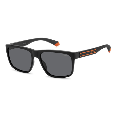 Polaroid PLD 2149/S 8LZ M9 57 Black Orange / Grey Polarised Lenses