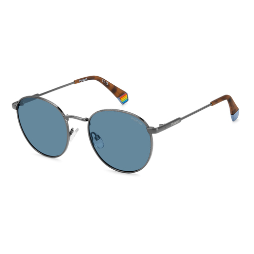 Polaroid PLD 6171/S KJ1 C3 51 Dark Ruthenium / Blue Polarised Lenses