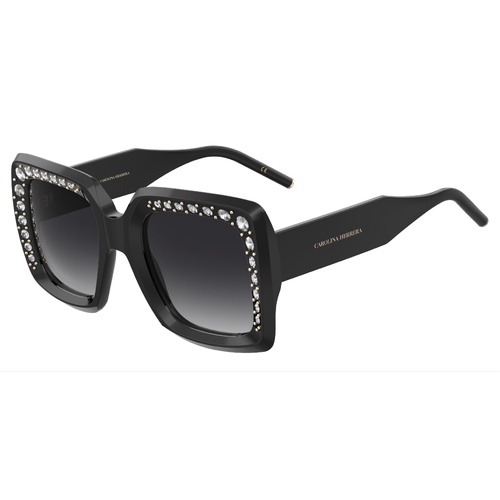 Carolina Herrera HER 0178/S 807 9O 53 Black / Dark Grey Gradient Lenses