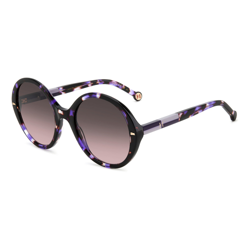 Carolina Herrera HER 0177/S YJM M2 55 Violet Tortoise / Brown Pink Gradient Lenses