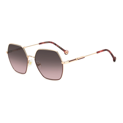 Carolina Herrera HER 0183/S NOA M2 55 Gold Burgundy / Brown Pink Gradient Lenses