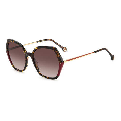 Carolina Herrera HER 0185/S O63 HA 55 Havana Red / Brown Gradient Lenses