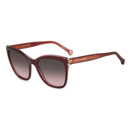 Carolina Herrera HER 0188/S C8C M2 55 Burgundy Red / Brown Pink Gradient Lenses