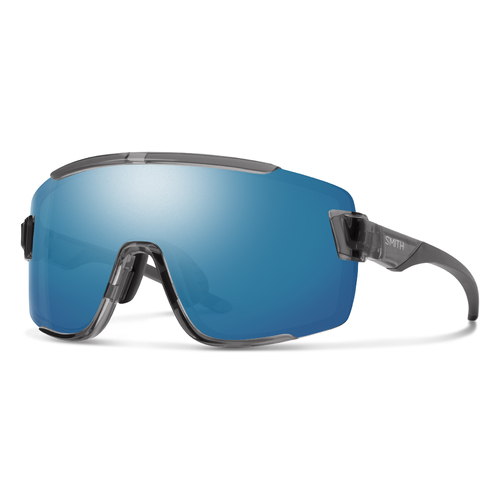 Smith Wildcat 63M ZI 99 Crystal Grey / Blue Mirror Lenses