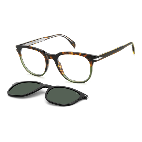 David Beckham DB 7120/CS PHW UC 51 Havana Green / Green Polarised Lenses