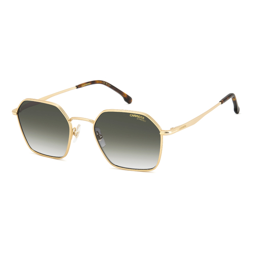 Carrera 334/S AOZ 9K 53 Matte Gold / Green Mirror Lenses