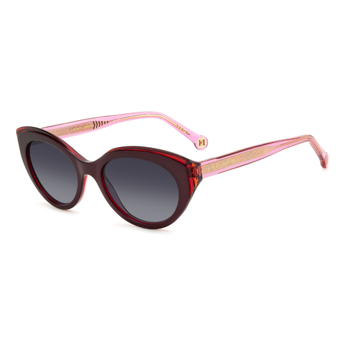 Carolina Herrera HER 0250/S 0T5 9O 52 Burgundy Pink / Dark Grey Gradient Lenses