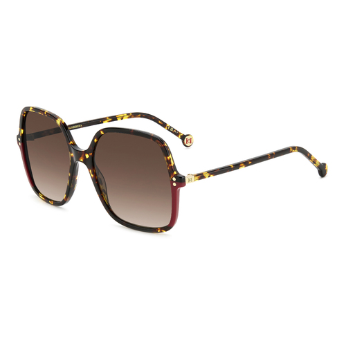 Carolina Herrera HER 0244/S O63 HA 56 Havana Red / Brown Gradient Lenses