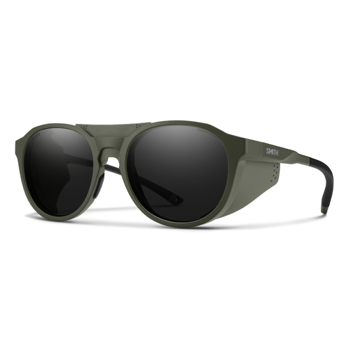 Smith Venture SIF 6N 53 Matte Stone w Moss / Grey Polarised Lenses