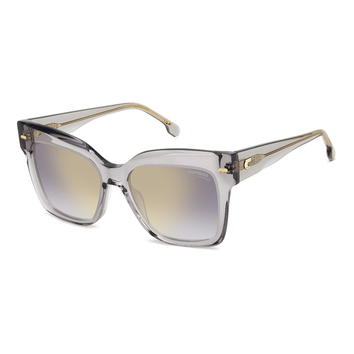 Carrera 3037/S KB7 FQ 54 Grey / Grey Gradient Gold Mirror Lenses