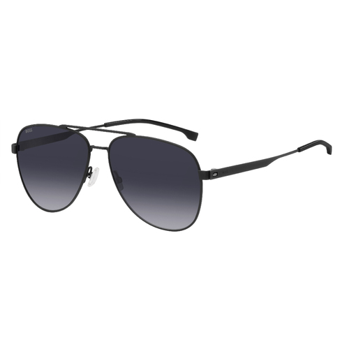 Hugo Boss BOSS 1641/S 003 9O 60 Matte Black / Dark Grey Gradient Lenses