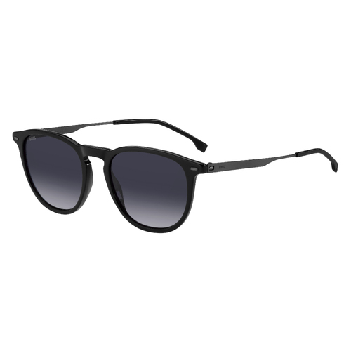 Hugo Boss BOSS 1639/S ANS 9O 52 Black Dark Ruthenium / Dark Grey Gradient Lenses