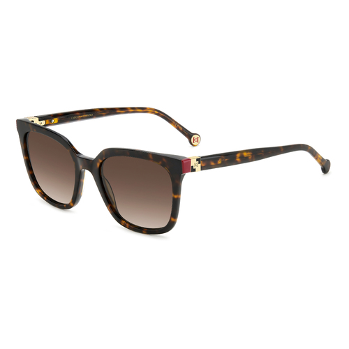 Carolina Herrera HER 0236/S O63 HA 53 Havana Red / Brown Gradient Lenses