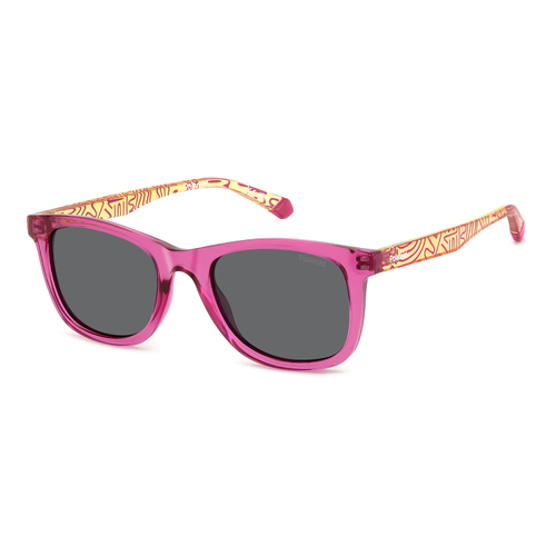 Polaroid Kids PLD 8060/S MU1 M9 46 Fuchsia / Grey Polarised Lenses