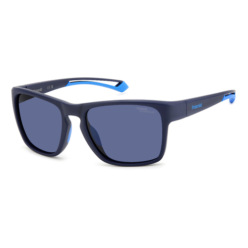 Polaroid Sport PLD 7052/S FLL 7I 56 Matte Blue / Blue Polarised Lenses