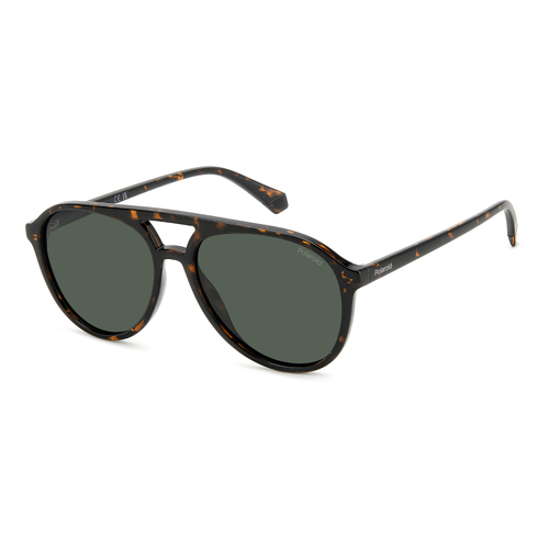 Polaroid PLD 4162/S 086 UC 56 Havana / Green Polarised Lenses