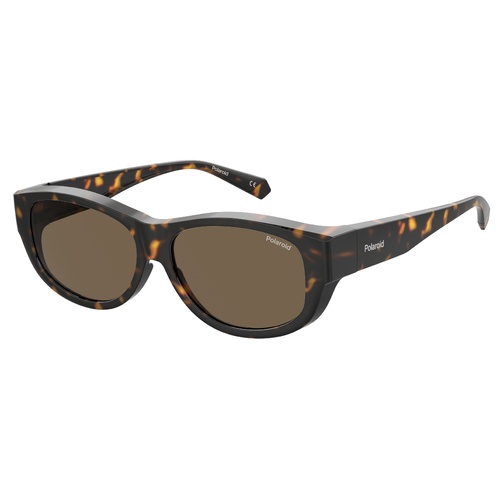 Polaroid Ancillaries PLD 9020/S 086 SP 56 Havana / Bronze Polarised Lenses