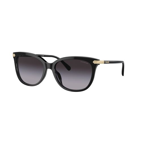 Coach HC8378U 50028G-57 Black / Grey Gradient Lenses