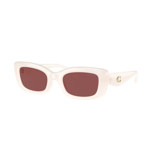 Coach HC8390U CR610 580575-51 Milky Cloud / Wine Solid Lenses