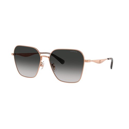 Coach CW189 HC7168 93313C-58 Shiny Rose Gold / Grey Gradient Lenses