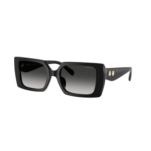 Coach CW224 HC8409U 50023C-53 Black / Grey Gradient Lenses