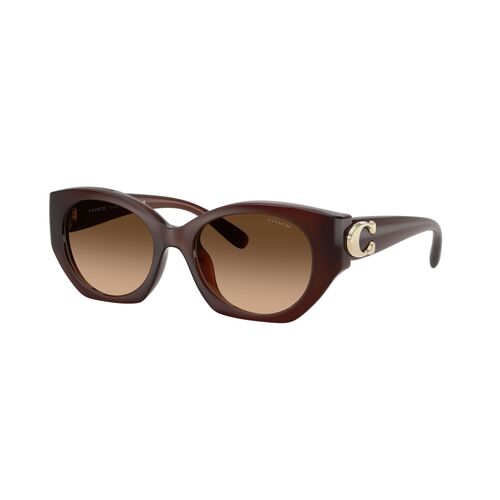 Coach CW194 HC8407U 584174-52 Milky Hazelnut / Brown Gradient Lenses