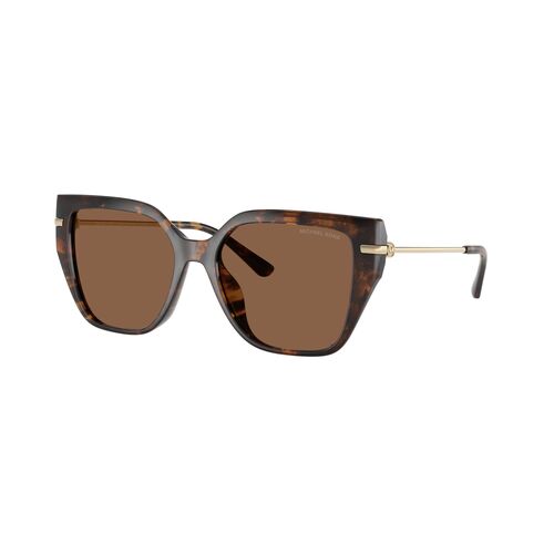 Michael Kors St. Barths MK2231U 30063G-54 Dark Tortoise / Dark Brown Solid Lenses