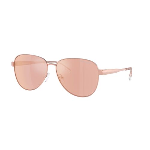 Michael Kors Biarritz MK1160 11086X-59 Rose Gold / Rose Gold Mirror Lenses