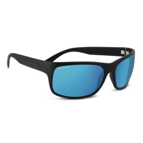 Serengeti Pistoia 8298 Satin Black / 555nm Blue Polarised Photochromic Lenses