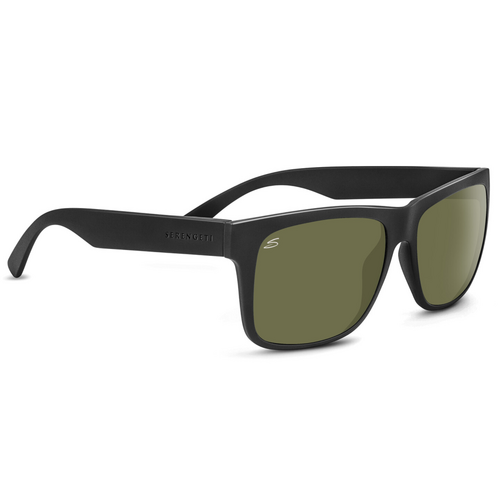 Serengeti Positano 8370 Satin Black / 555nm Polarised Photochromic Lenses