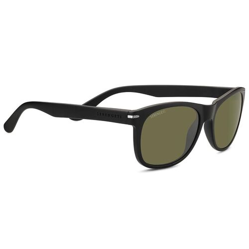 Serengeti Anteo 8667 Satin Black / 555nm Polarised Photochromic Lenses