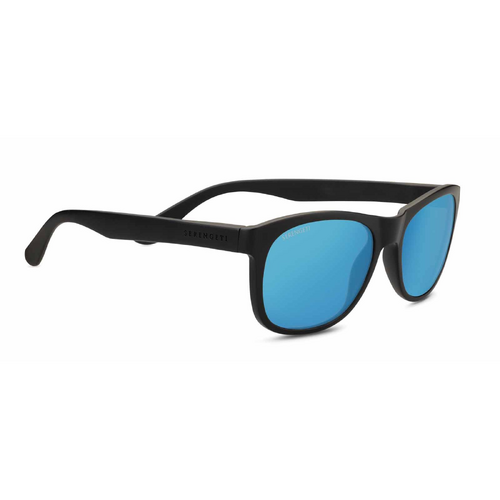 Serengeti Anteo 8668 Satin Black / 555nm Blue Polarised Photochromic Lenses