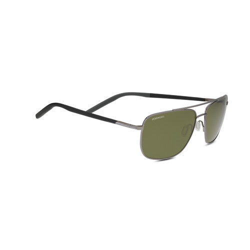 Serengeti Tellaro 8820 Shiny Gunmetal & Grey / 555nm Polarised Photochromic Lenses