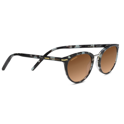 Serengeti Elyna 8845 Shiny Blue Tortoise / Drivers Gradient Polarised Photochromic Lenses