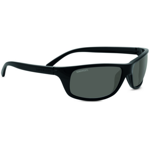 Serengeti Bormio SS009005 Shiny Black / Smoke Polarised Photochromic Lenses