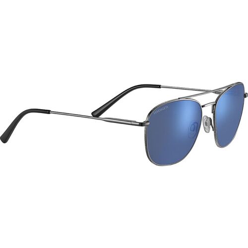 Serengeti Carroll Large SS598002 Shiny Gunmetal / 555nm Blue Photochromic Polarised Lenses