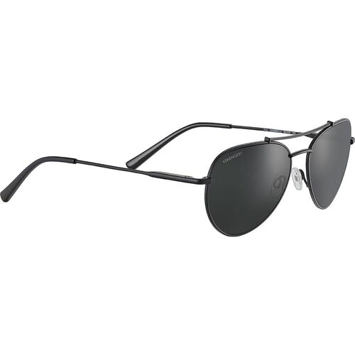 Serengeti Pete SS599003 Matte Black / Smoke Photochromic Polarised Lenses