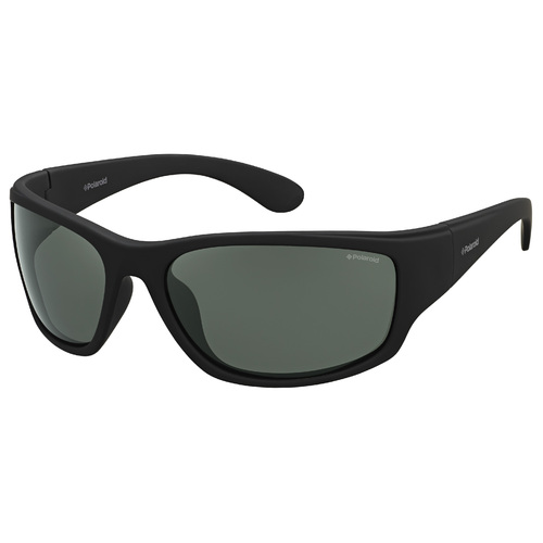 Polaroid Sport PLD 7005/S YYV RC 63 Rubber Black / Green Polarised Lenses