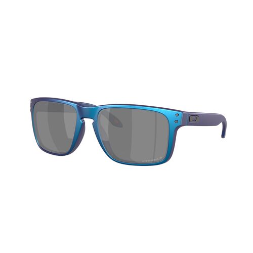 Oakley Holbrook XL OO9417-4759 Matte Cyan w Blue Colorshift / Prizm Black Polarised Lenses