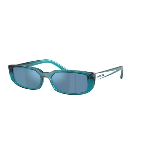 Arnette Jet AN4348 296822-55 Transparent Blue / Dark Grey w Water Mirror Polarised Lenses