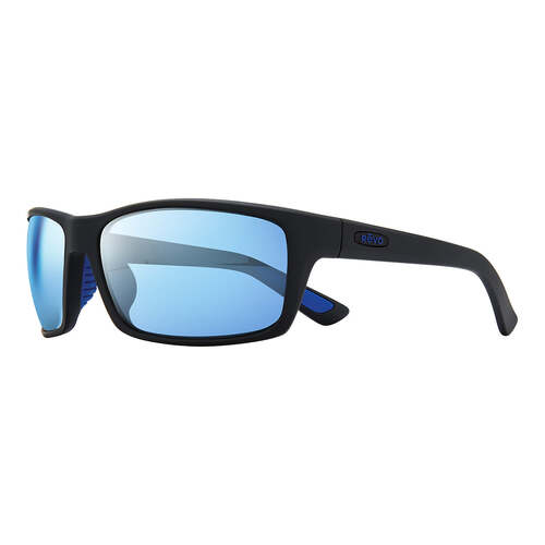 Revo Rebel RE 1137N 01 BL Matte Black / Blue Water Mirror Polarised Lenses