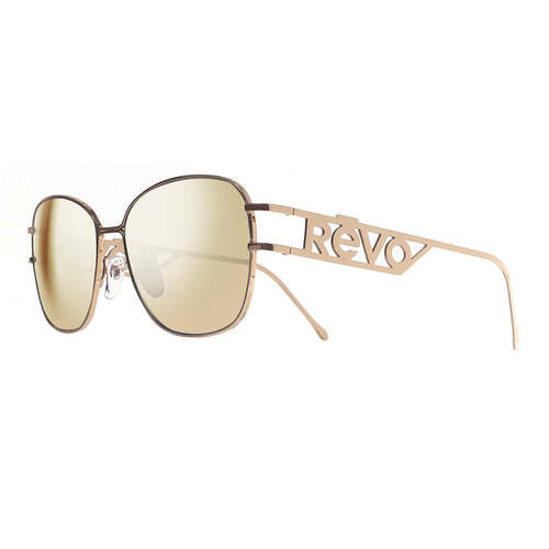 Revo Air 4 RE 1214 14 CH Satin Gold / Champagne Mirror Polarised Lenses