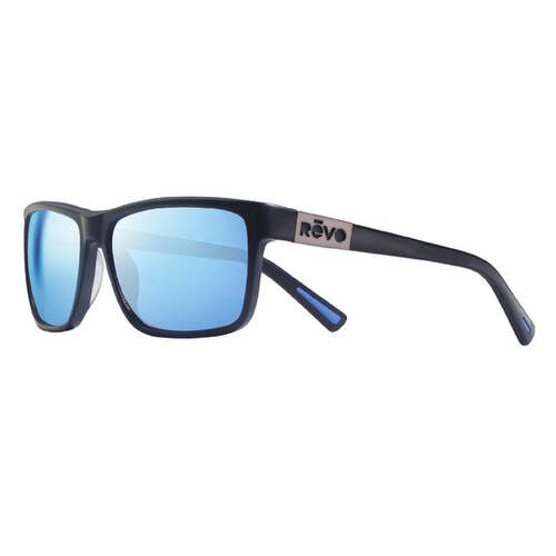 Revo Winston RE 1242 01 BL Matte Black / Blue Water Mirror Polarised Lenses