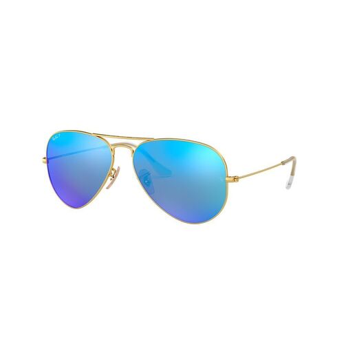 Ray-Ban RB3025 112/4L-58 Aviator Gold / Blue Mirror Polarised Lenses